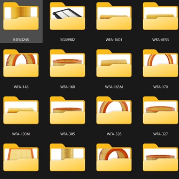 Catálogo de filtros CAHSA - caso de uso