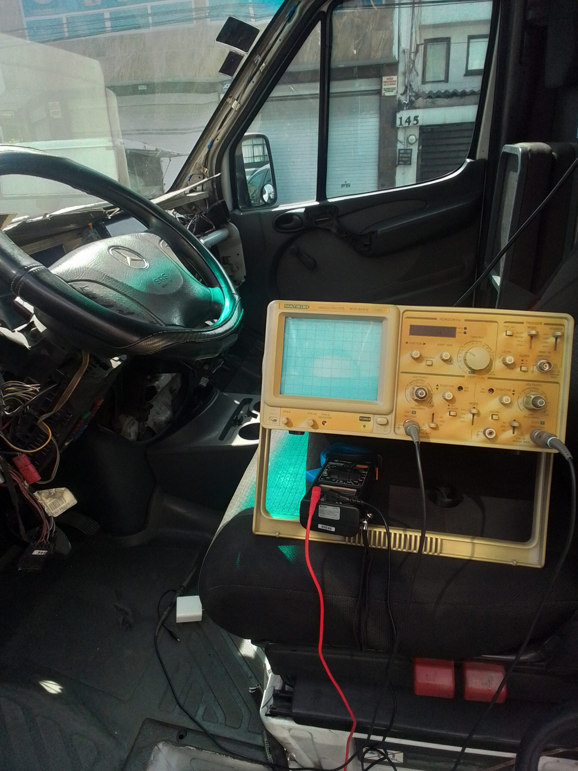 Revisando líneas del ODB de la Sprinter